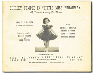 Item #1060 Shirley Temple in "Little Miss Broadway" A Twentieth Century-Fox Picture (Shirley...
