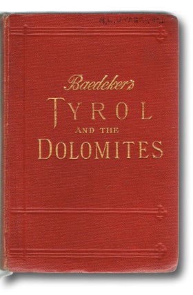 Item #1125 Tyrol and the Dolomites, Including the Bavarian Alps (Hinrichsen E054, First and only...