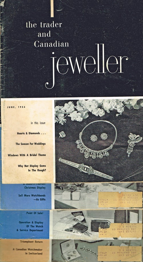 Item #1223 [Rolex, Ronson] The Trader & Canadian Jeweller - June, Sept. Oct. Nov. 1954. W. B. Forbes, H. P. Weston, Ray Magladry.