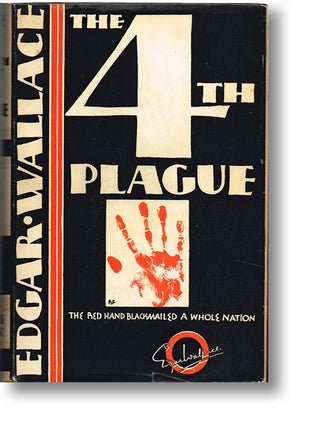 Item #1225 The Fourth Plague (Crime Club, Dust Jacket). Edgar Wallace