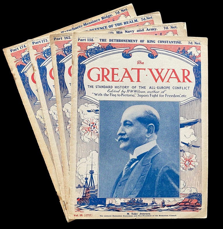 Item #1360 [WW I] The Great War : The Standard History of the All-Europe Conflict - Four 1917 Issues. H. W. Wilson, J A. Hammerton.