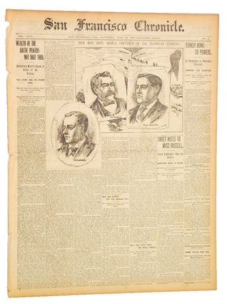 Item #1374 San Francisco Chronicle. Vol LXVI, No. 9, July 24, 1897. (Klondike, Gold Rush). M. H....