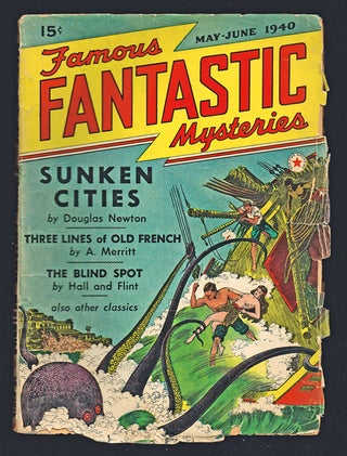 Item #1546 Famous Fantastic Mysteries Vol. II, No. 2 May-June, 1940 (Lee Jeans, Tobacco Ad)....