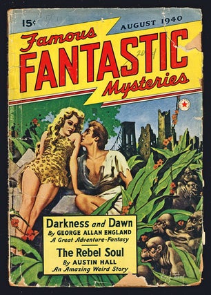 Item #1547 Famous Fantastic Mysteries Vol. II, No. 3 August, 1940 (GGA, Tobacco Ad). Mary...