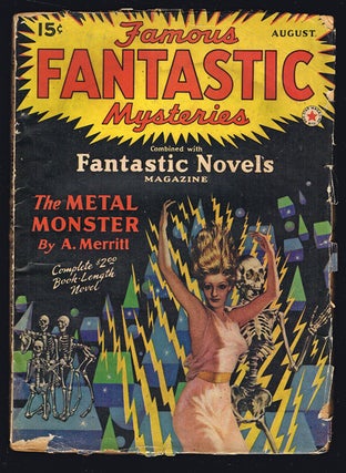Item #1549 Famous Fantastic Mysteries Vol. III, No. 3 August, 1941 (GGA, Tobacco Ad). Mary...