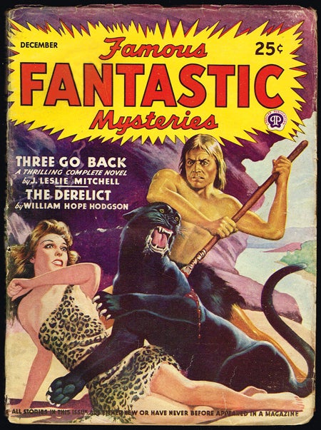 Item #1554 Famous Fantastic Mysteries Vol. V, No. 5 December, 1943 (GGA, R is for Rocket). Mary Gnaedinger, Ray Bradbury.