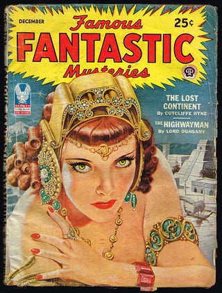 Item #1555 Famous Fantastic Mysteries Vol. VI, No. 3 December, 1944 (GGA, Lee Jeans ad). Mary...