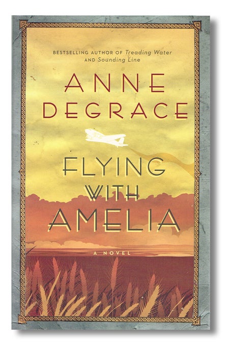 Item #1559 Flying With Amelia (Signed First Edition). Anne Degrace.