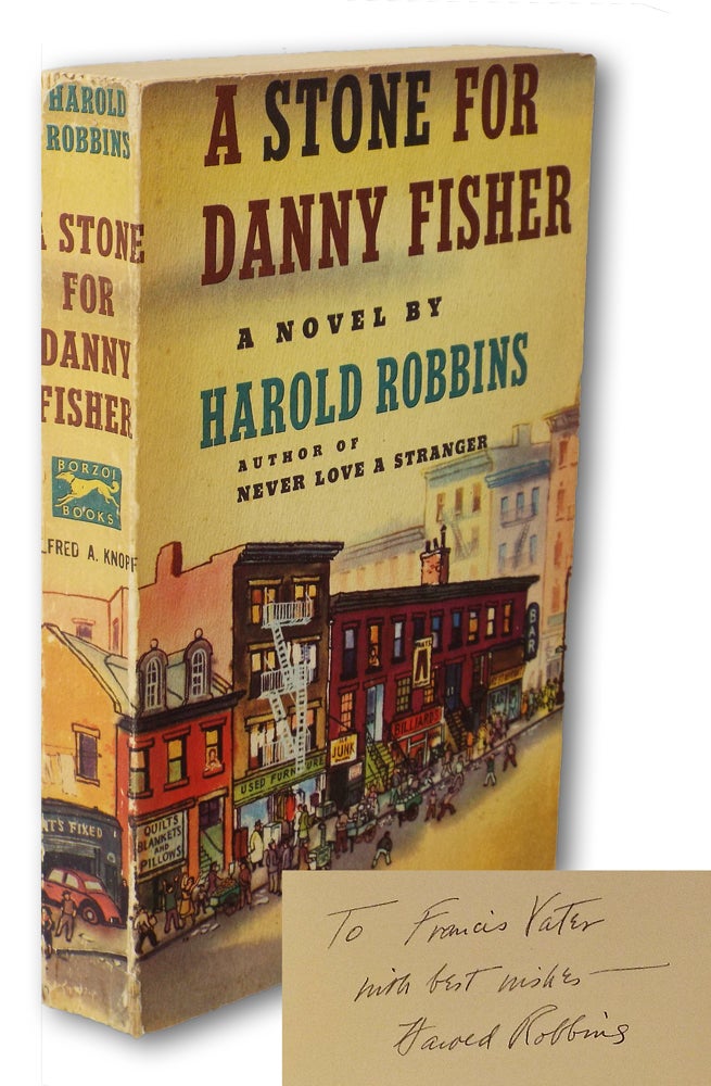 Item #1727 A Stone for Danny Fisher (Signed A.R.C.). Harold Robbins.
