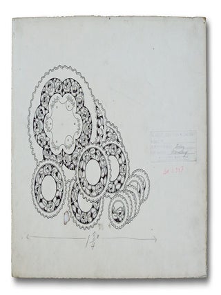 Collection of 5 Original 1930's Artist's Fashion Sketches (Ladies Wedding & Fashion Artwork )