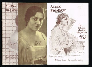 Item #1840 Along Broadway : The Edison Musical Magazine. April, May & June, 1920 (James...