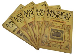 Item #1880 American Cookery : Formerly the Boston Cooking-School Magazine * 5 Issues * (Vintage...