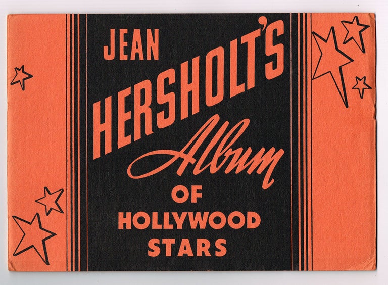 Item #1920 Jean Hersholt's Album of Hollywood Stars. Jean Hersholt.