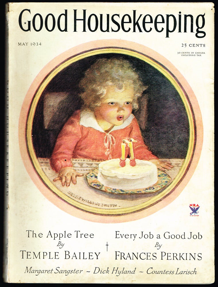 Item #2238 Good Housekeeping : Vol. LCVIII No. 5 - May, 1934 (Jessie Willcox Smith's Final Cover). William Frederick Bigelow, Jessie Willcox Smith, James Montgomery Flagg.