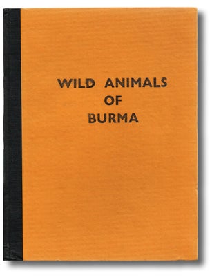 Item #2263 Wild Animals of Burma. U. Tun Yin