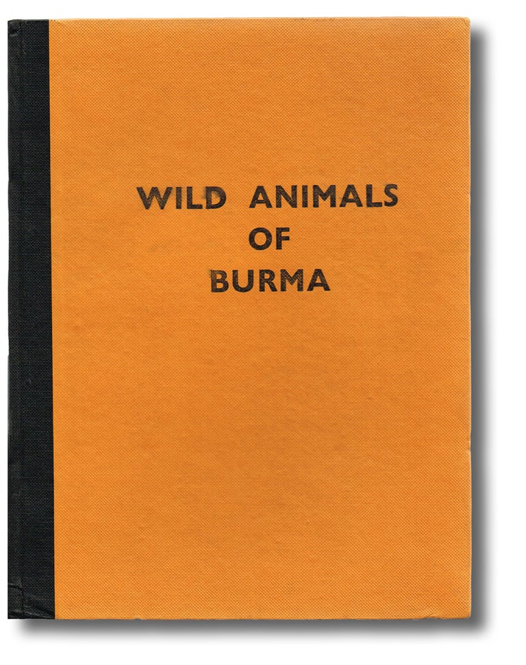 Item #2263 Wild Animals of Burma. U. Tun Yin.