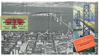 Item #2308 Motor the Aerial Highway Over the San Francisco - Oakland Bay Bridge. The World's...