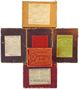 Item #2473 Small Collection of Camera Dry Plate & P.O.P. Boxes (19th Century Photographica