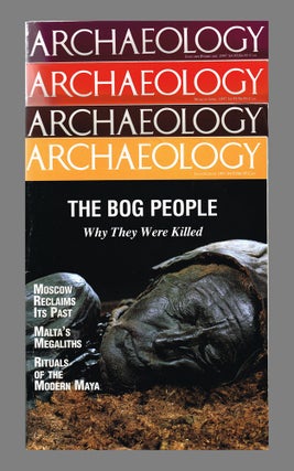 Item #2502 Archaeology Magazine. Vol 50 No 1-4 : Jan-Aug 1997 - 4 issues. Peter A. Young, -in-Chief