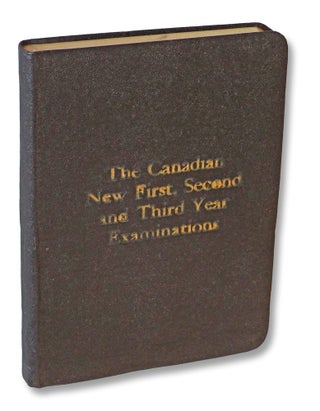 Item #2645 [Trains, Railways] The Canadian New First, Second and Third Year Examinations for...