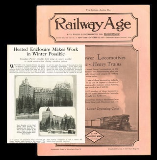 Item #2705 Railway Age. Vol. 83 No. 17 - Oct. 22, 1927 (CPR, Banff Springs Hotel). Samuel O. Dunn