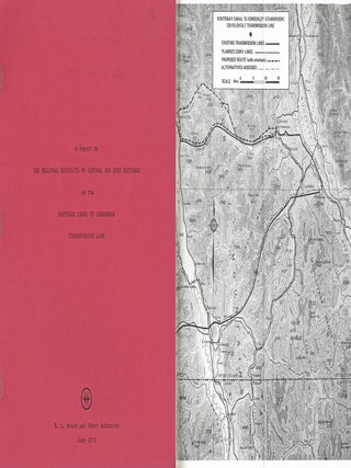 Item #2710 A Report to the Regional Districts of Central and East Kootenay on the Kootenay Canal...