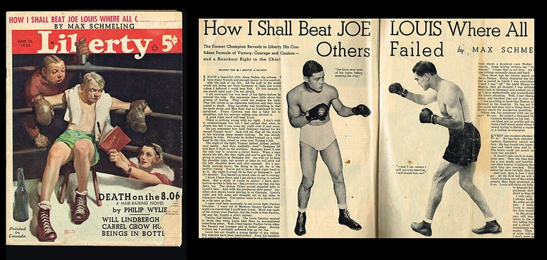 Item #2757 Liberty Magazine. June 13, 1936 - Vol. 13 No. 24 ("How I Shall Beat Joe Louis Where All Others Failed" by Max Schmeling). Fulton Oursler, in Chief.