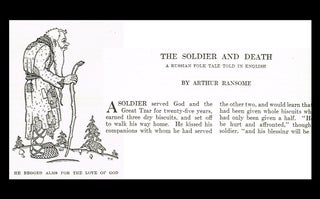 Item #2881 The Soldier and Death : A Russian Folk Tale Told in English by Arthur Ransome...