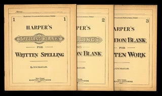 Item #2906 Harper's Spelling Blank for Written Spelling ; Harper's Spelling and Dictation Blank ;...