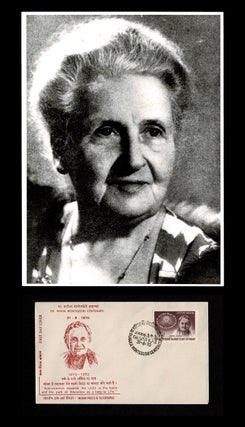 Item #2981 Photographic Portrait of Maria Montessori * together with * Maria Montessori 1970...