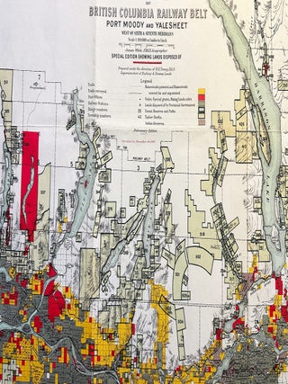 Map] 1907 British Columbia Railway Belt : Port. James F. R G. S. Geographer WHITE.