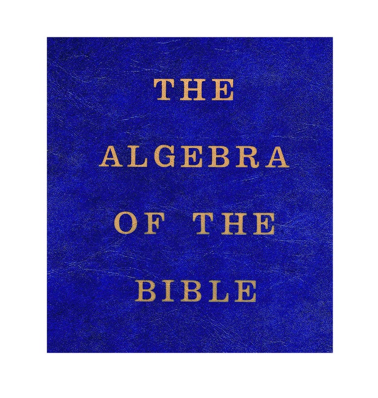 Item #3107 The Algebra of the Bible (Chronology of the Scriptures). Hedley Palmer.