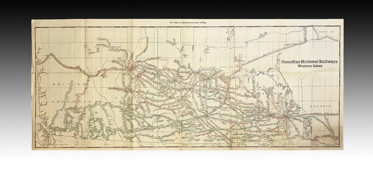 Item #3125 Canadian National Railways : Western Lines. Not Stated.