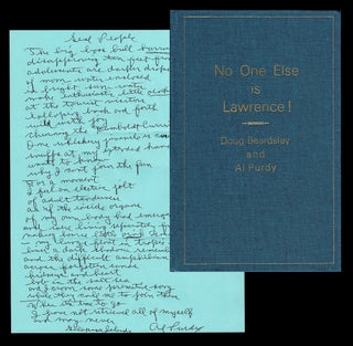 Item #3158 No One Else Is Lawrence! : A Dozen of D.H. Lawrence's Best Poems (w. Manuscript Poem...