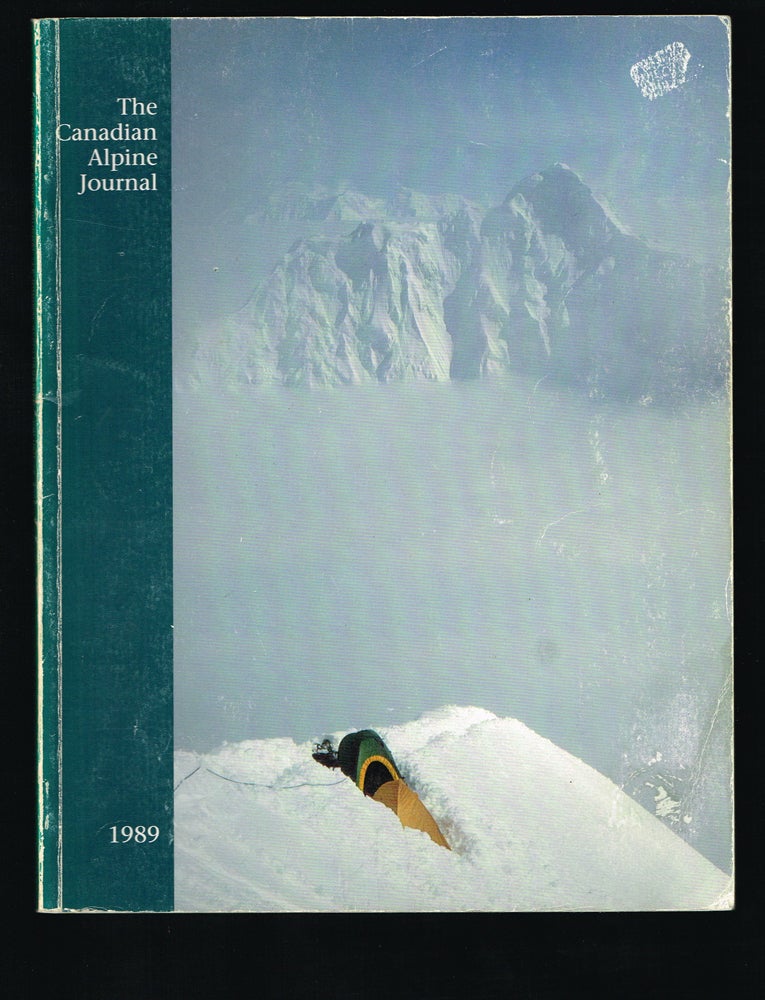 Item #316 Canadian Alpine Journal / Journal Alpin Canadien, Vol. 72, 1989. The Alpine Club of Canada.