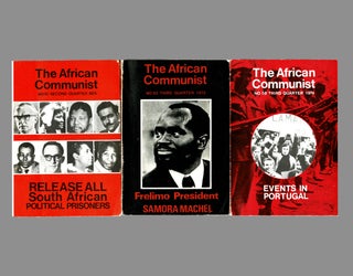 Item #3480 The African Communist (Quarterly). No's. 58, 61 & 62. The South African Communist Party