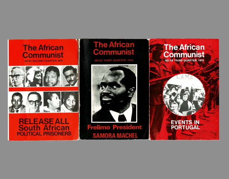 Item #3480 The African Communist (Quarterly). No's. 58, 61 & 62. The South African Communist Party.