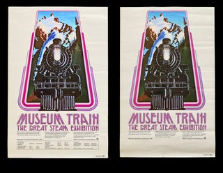 Item #3762 [Poster] Museum Train : The Great Steam Exhibition / Steampower and British Columbia :...