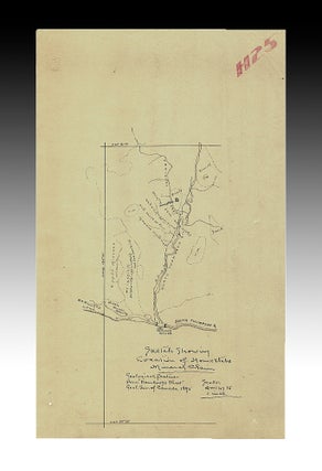 [Kamloops Gold Mine] Sketch Showing Location of Homestake Mineral Claim - 1895 ; Sketch Showing Occurrence of Quartz on Homestake Claim Kamloops District B.C. - 1905