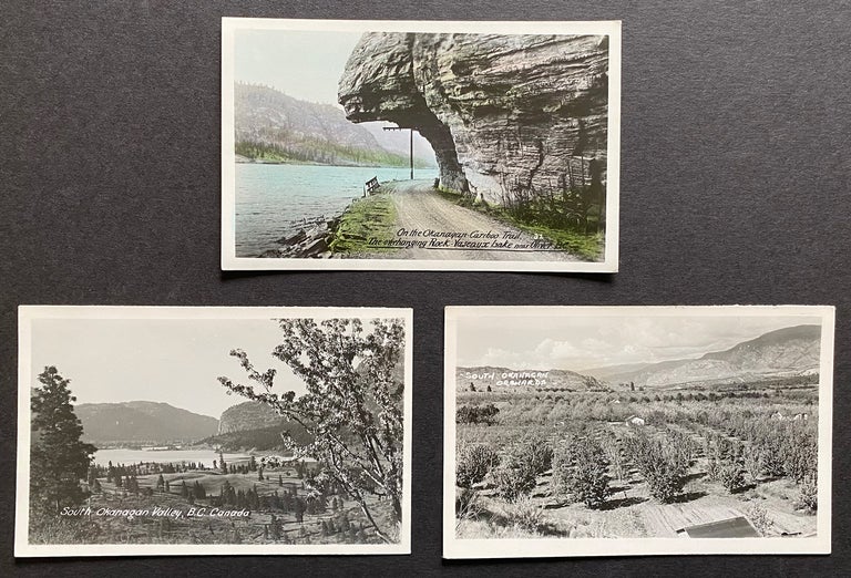 Item #3815 [Hand-Colored RPPC] 3 c. 1930's Real Photo Postcards of the South Okanagan & Oliver, B.C. Sutton Co. Ltd Gowen, Unknown Photographer.