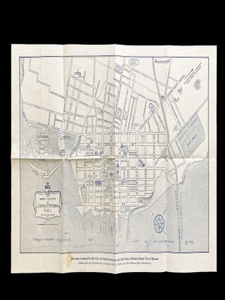 Item #3821 1941 Wartime Tourist Map of the City of Charlottetown, P.E.I. Karl J. Cameron