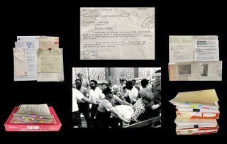 Item #3868 [American Civil Rights] "Red Squad" Archive Documenting Surveillance of U.S. Citizens...