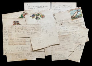 A Canadian Girl's 1880's Scrapbook of Poems, Sentiments and Chromolithograph Prints