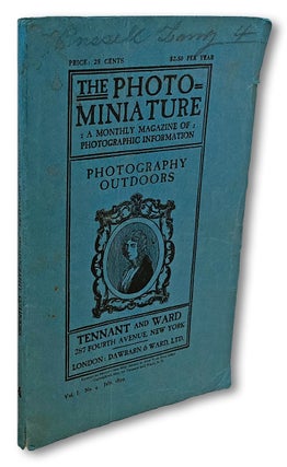 Item #3958 The Photo Miniature. A Monthly Magazine of Photographic Information. Vol. 1 No. 4 -...