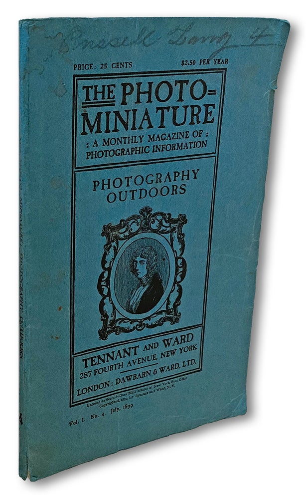 Item #3958 The Photo Miniature. A Monthly Magazine of Photographic Information. Vol. 1 No. 4 - July, 1899. John A. Tennant.