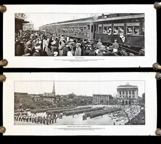 Two Panoramic Views of Canadian Troops during WW I : The Farewell and Canada's Most Famous Military Parade