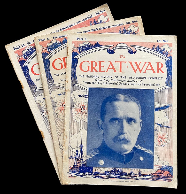 Item #4004 [WW I] The Great War : The Standard History of the All-Europe Conflict - Three 1914 Issues. H. W. Wilson, J A. Hammerton.