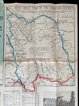 [Road Maps] Motor Roads to The Canadian Rockies - 1923