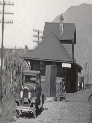 Item #4027 1930s Harrison Mills, B.C., Railway Station Photograph. Unknown Photographer