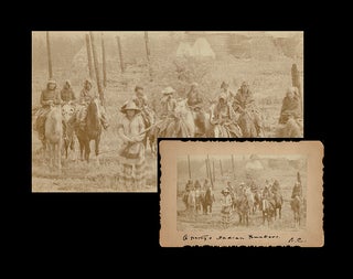 Item #4074 [Kootenay Indigenous Photo] Party of Indian Hunters. Unknown Photographer